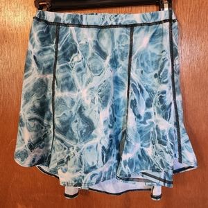Swim skort, Yoga Democracy brand, small, blue